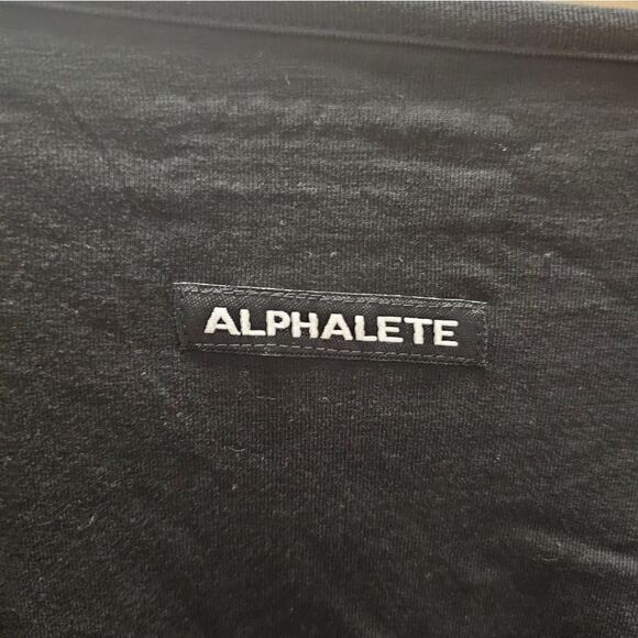 ALPHALETE Black Long Sleeve T-Shirt - Size Large - Picture 3 of 6